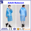 Portable Waterproof Raincoat Rain Poncho with Hoods and Sleeves